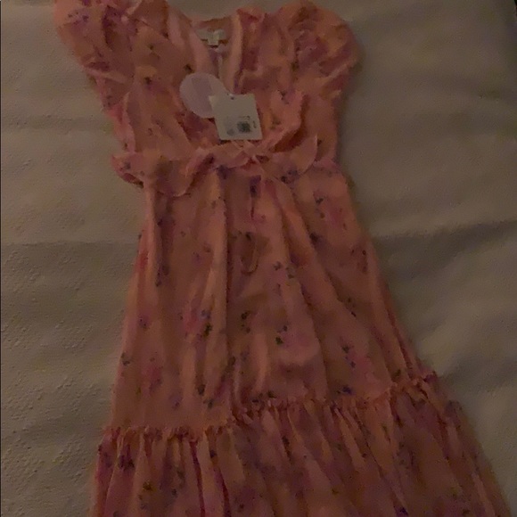 LOVE SHACK FANCY Target pink midi floral dress NWT - Picture 5 of 10
